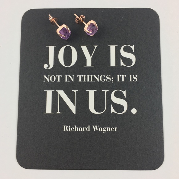 SALE!!! 💙 2 pairs left! Pink Amethyst Earrings - Picture 3 of 6